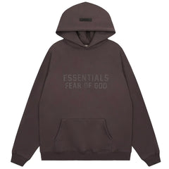 Fear of God Essentials Double Line Pullover Hoodie Plum