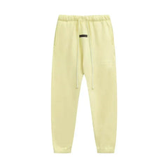 Fear of God Essentials Double Line Hoodie & Sweatpants Set Canary