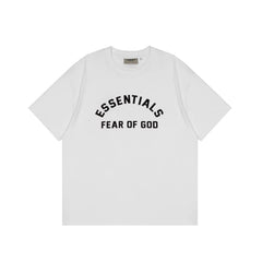Essentials Fear of God Arch Logo Flocked Tee – White
