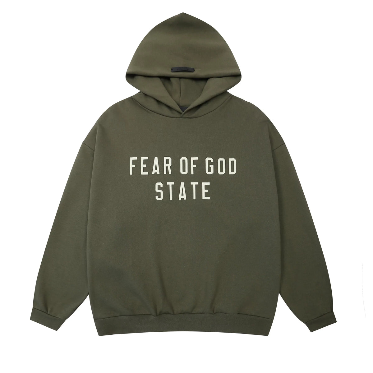 Fear of God State Pullover Hoodie – Army Green