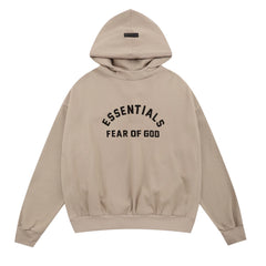 Fear of God Essentials Arch Logo Pullover Hoodie Tan