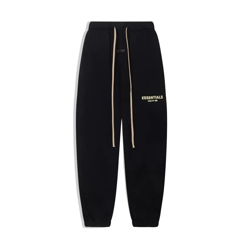 FOG Essentials Obsidian Black Fleece Sweatpants