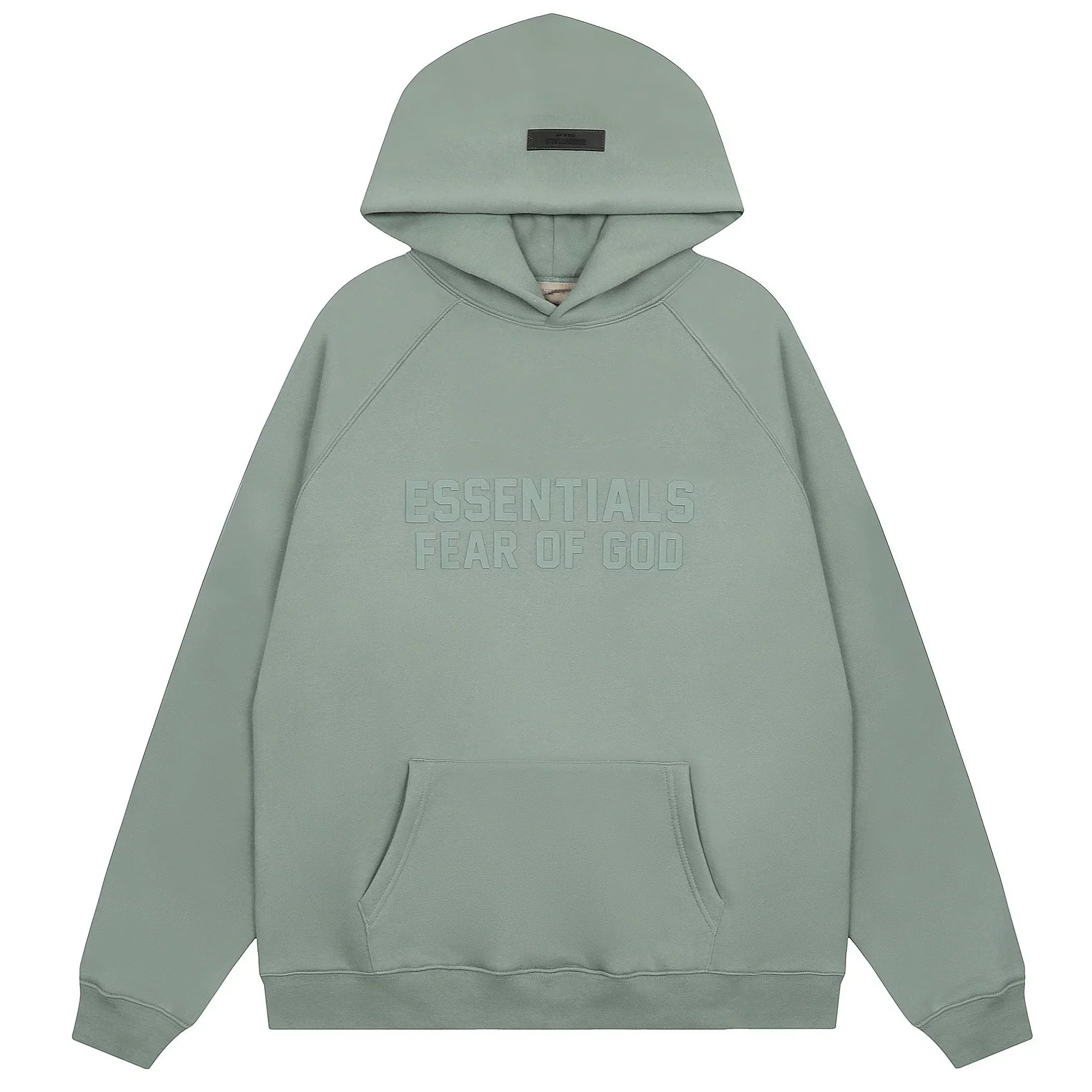 Fear of God Essentials Double Line Pullover Hoodie Haze Blue