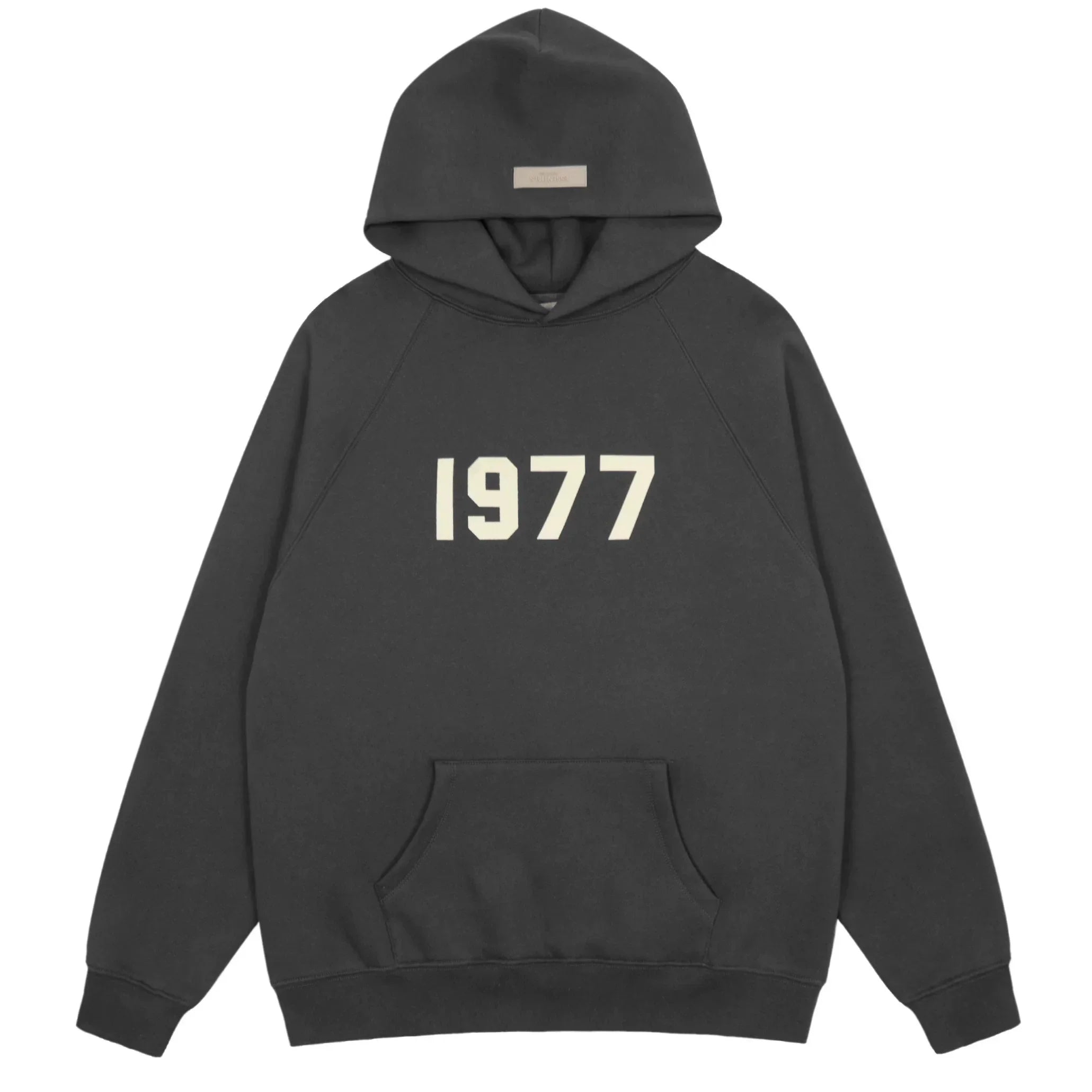 Fear of God Essentials 1977 Pullover Hoodie – Iron