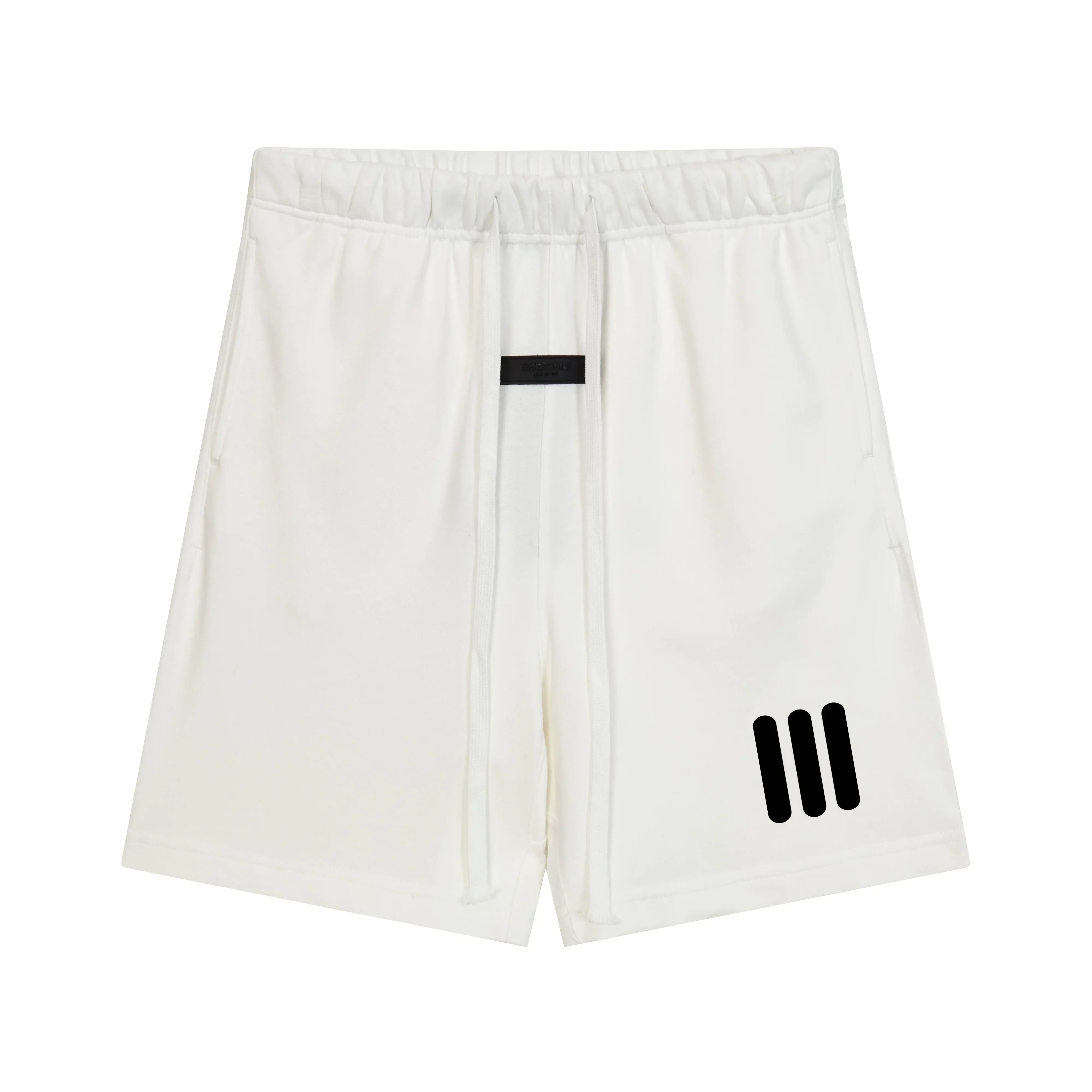 Fear of God Essentials Triple Stripe Shorts – White