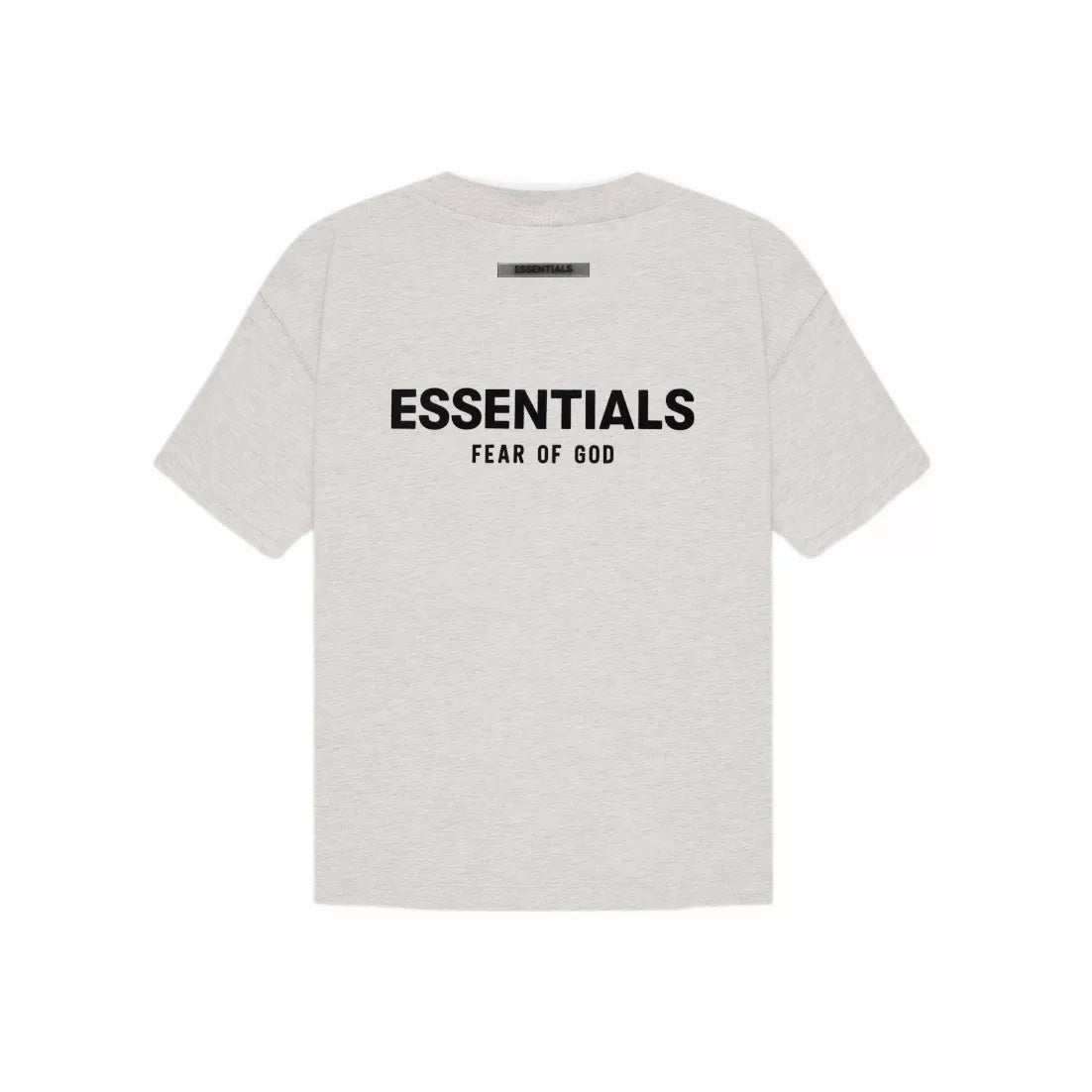 Essentials Fear of God Back-Print 3D Flocked Tee – Shallow Oats