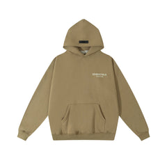 Fear of God Essentials Small Logo Hoodie & Sweatpants Set Tan