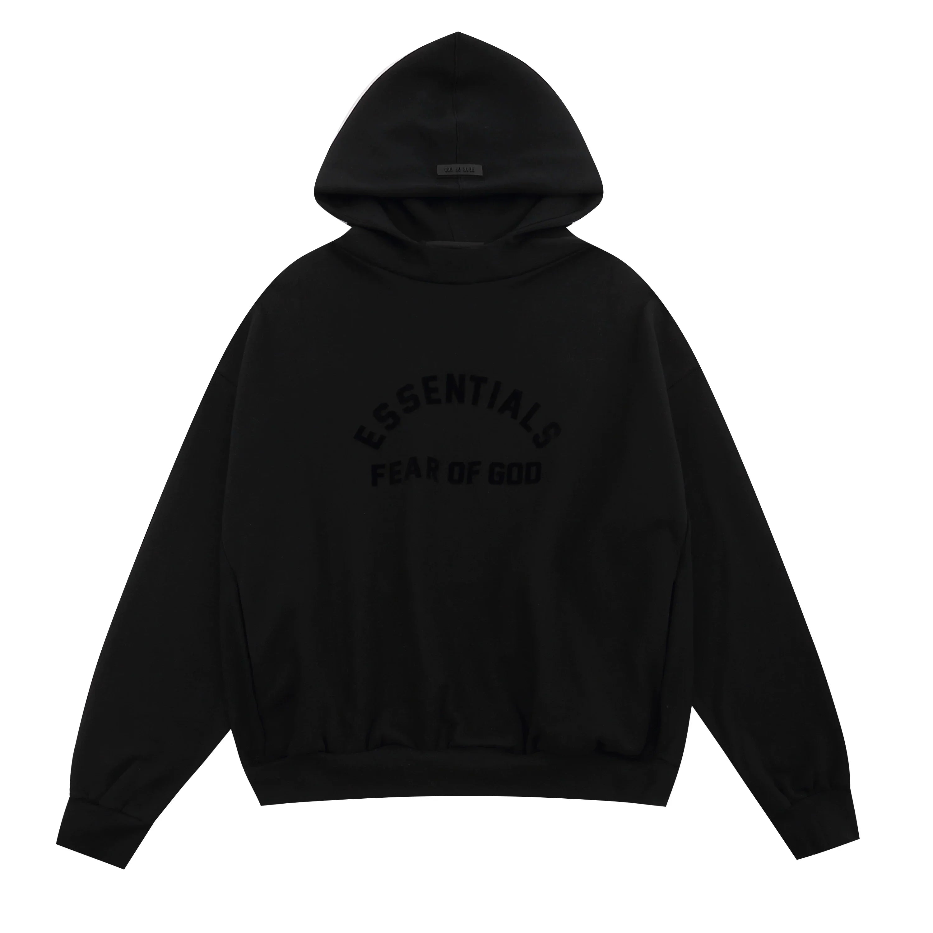 Fear of God Essentials Arch Logo Pullover Hoodie – Black