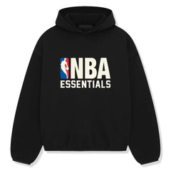 Fear Of God Essentials x NBA Black Hoodie